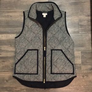J. Crew Herringbone Vest